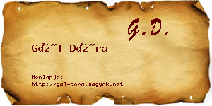 Gál Dóra névjegykártya